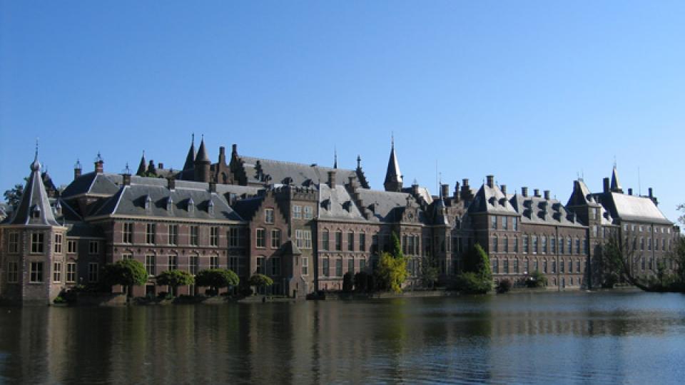 Binnenhof met Hofvijver, Den Haag 