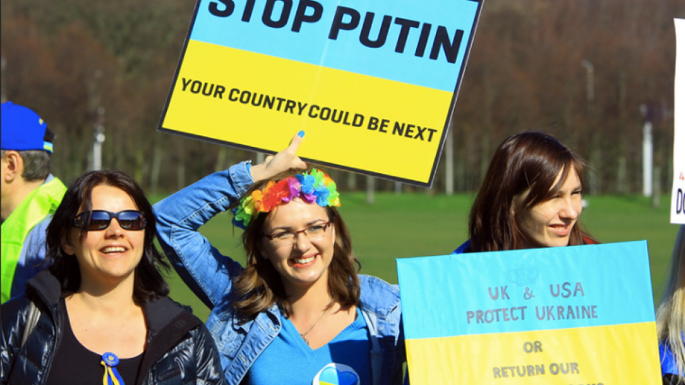 Protest tegen Rusland, 2014 