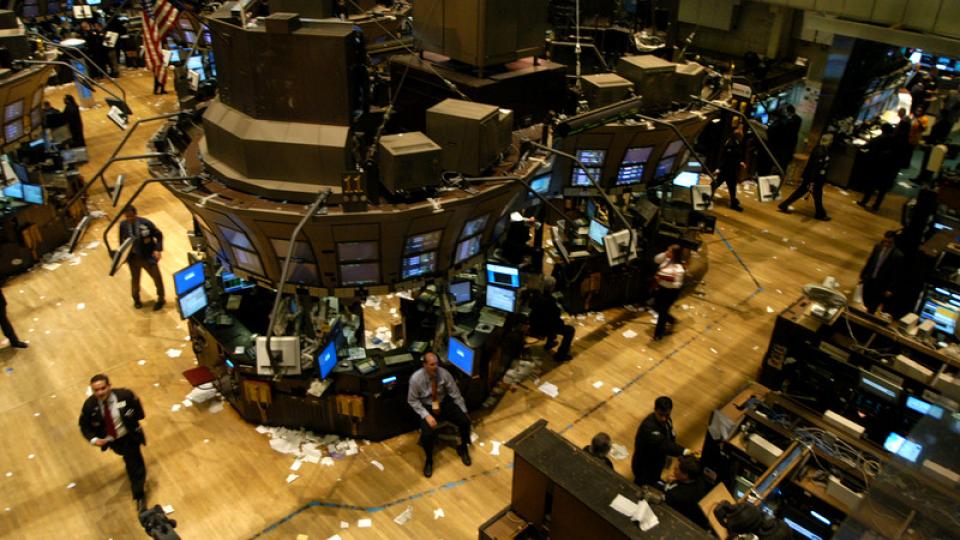 Handelsvloer Wall Street