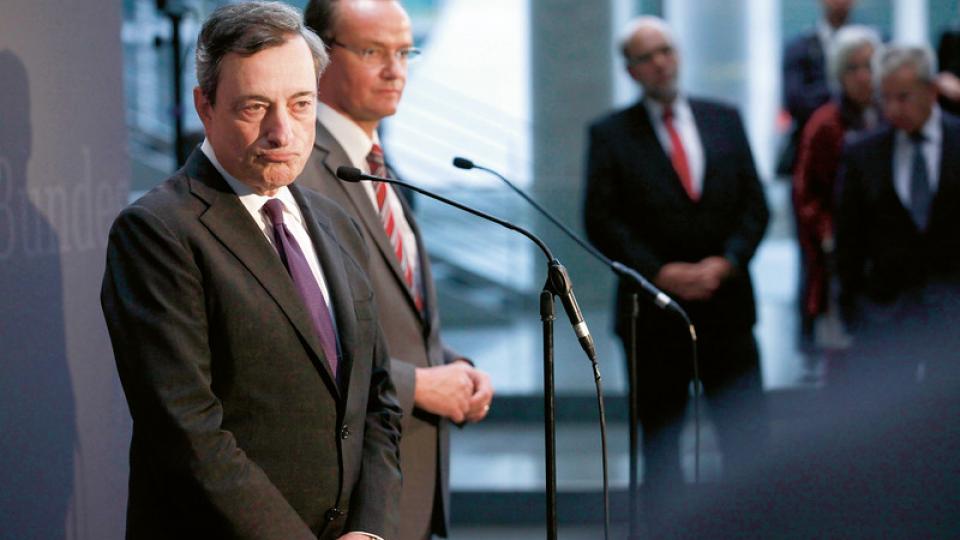 ECB-president Mario Draghi (op archiefbeeld)