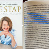 Merel van Vroonhoven en haar boek De stap 