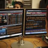 Bloomberg-scherm, foto: Hollandse Hoogte