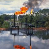 Oliewinning in het amazonegebied